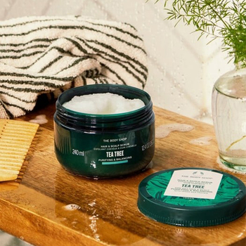 Tea Tree Purifying & Balancing Hair & Scalp Scrub ( mastné vlasy a pokožka hlavy ) - Čisticí a vyrovnávající peeling 
